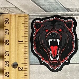 🌀10/$10🌀 Dark Neon Skull Horror Reusable Waterproof Vinyl Sticker Decal